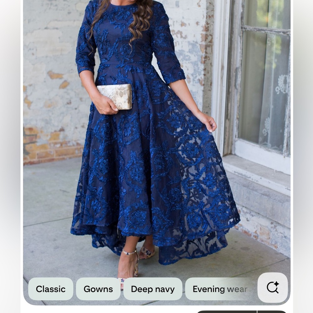 Dainty Jewells Deep Navy High Low Dress